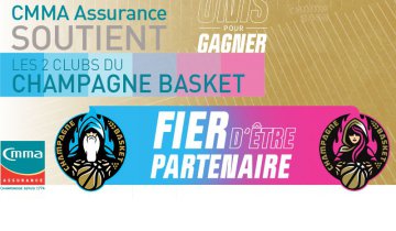 CMMA Assurance fier d-être-partenaire de Champagne Basket et des Pétillantes Reims