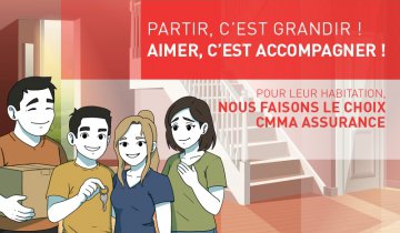 gondole actualité CMMA Assurance - Campagne Juin - Les familles avec jeunes adultes