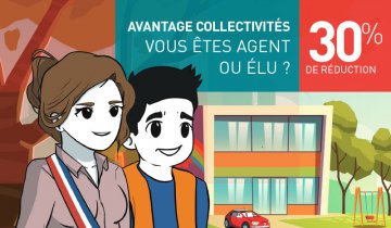 30%* de réduction aux élus et personnels de collectivités sur l’assurance auto et habitation !  